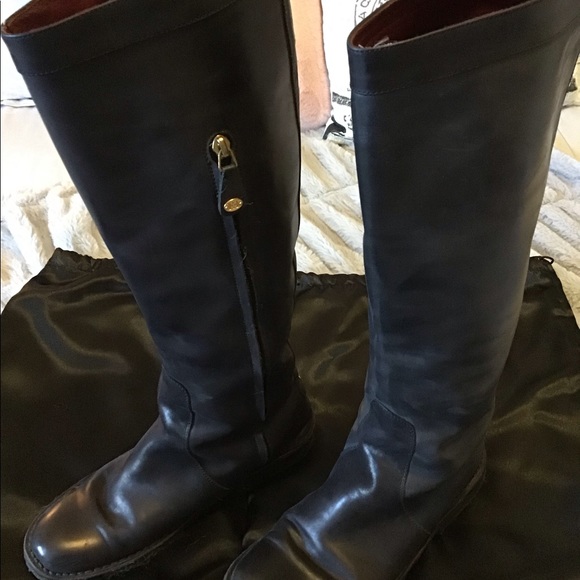 SOLD! Escada- Nubuck knee high leather boots. - Picture 5 of 8